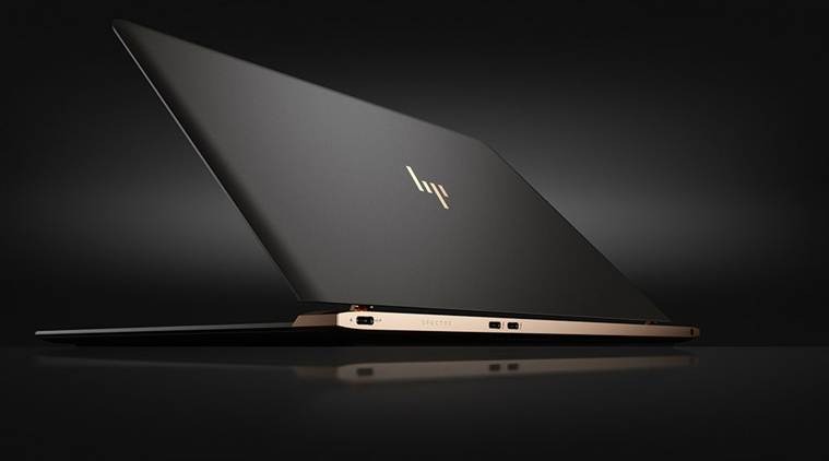 dark gold hp laptop
