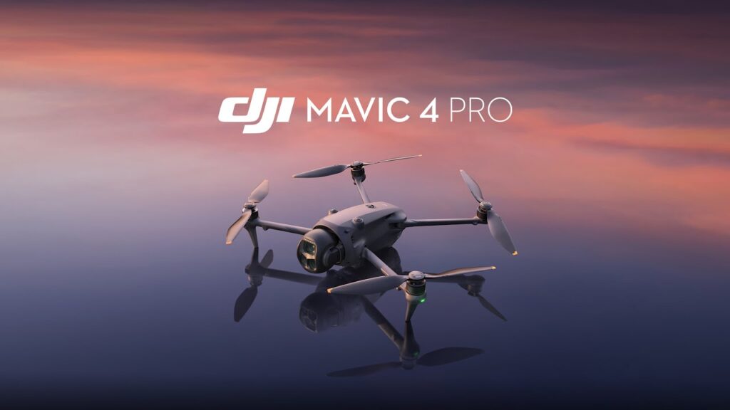 DJI Mavic 4 Pro UAV landing smoothly