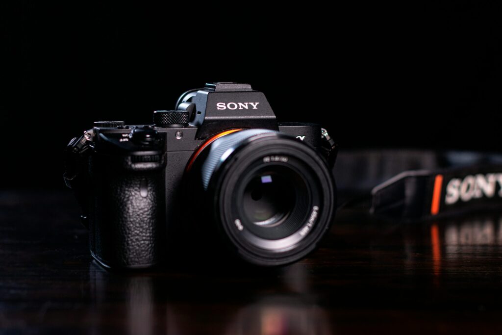 Sony A7R V high-resolution digital camera for landscapes.