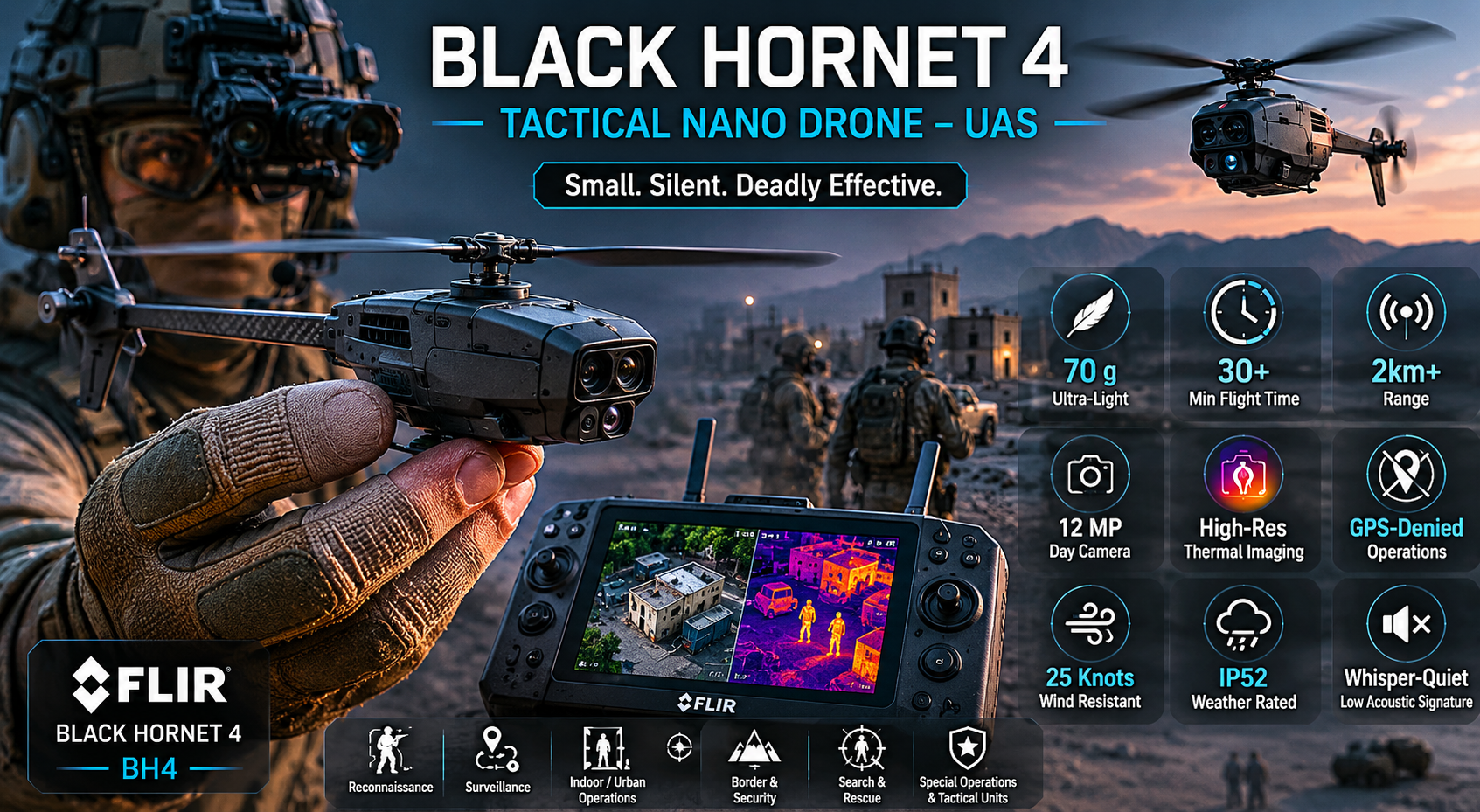 Enter the Black Hornet 4 | The Next-Gen Military Grade Nano Drone 3 Enter the Black Hornet 4 | The Next-Gen Military Grade Nano Drone