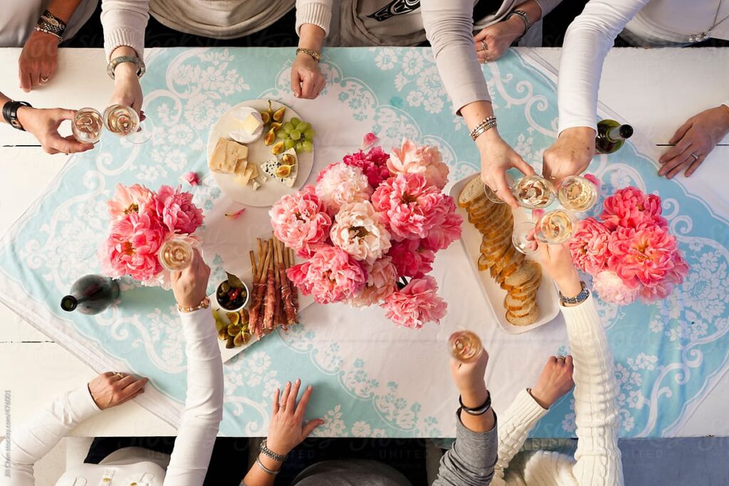 galentines day celebration with friends forever