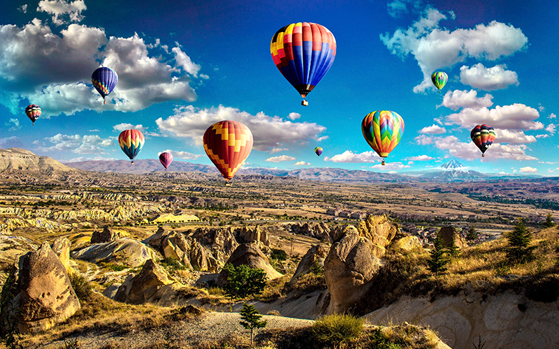 Fire baloon galentines day adventure with all my friends