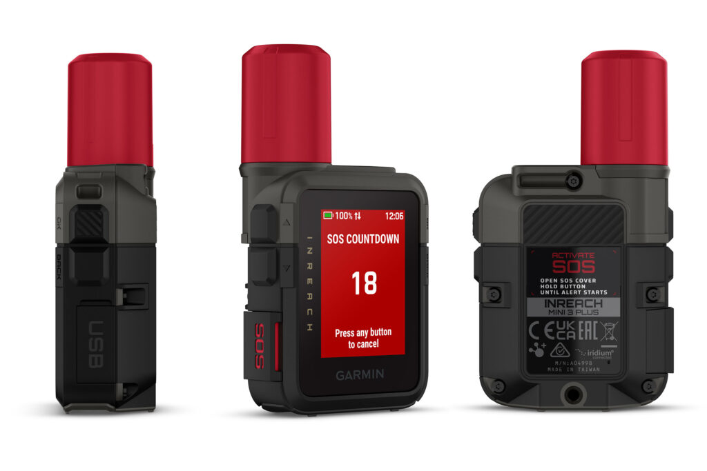 Garmin inReach Mini 3 satellite communicator with color touchscreen