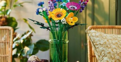 lego wildflower bouquets botanicals astonishing display in living room