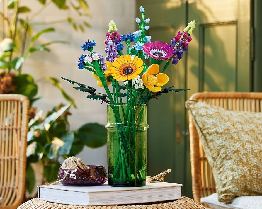 lego wildflower bouquets botanicals astonishing display in living room