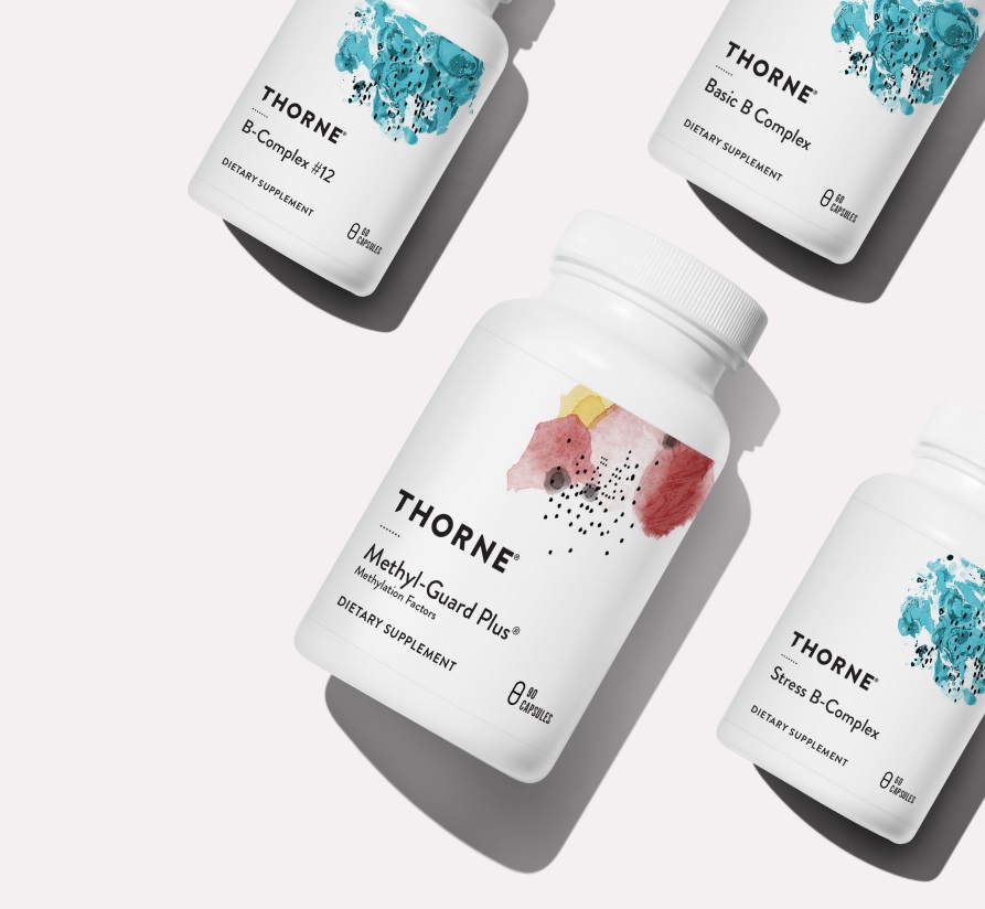 Bottles of Thorne Vitamin B12 methylcobalamin