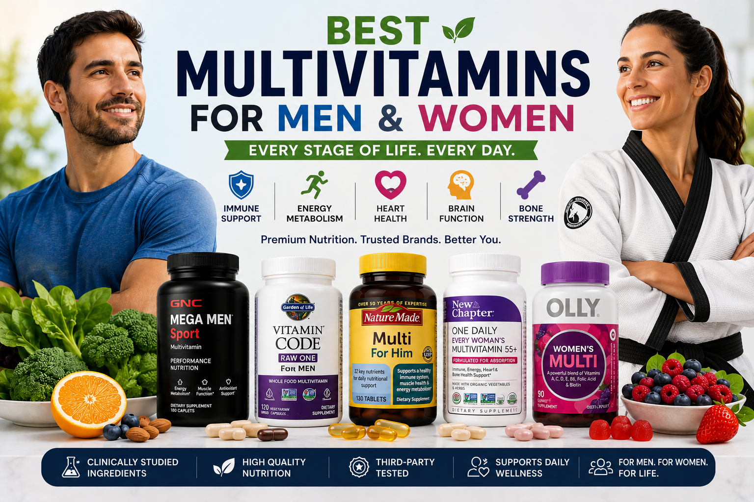 Best Multivitamins for Men & Women: Complete Guide for Every Stage of Life 2026 4 Best Multivitamins for Men & Women: Complete Guide for Every Stage of Life 2026