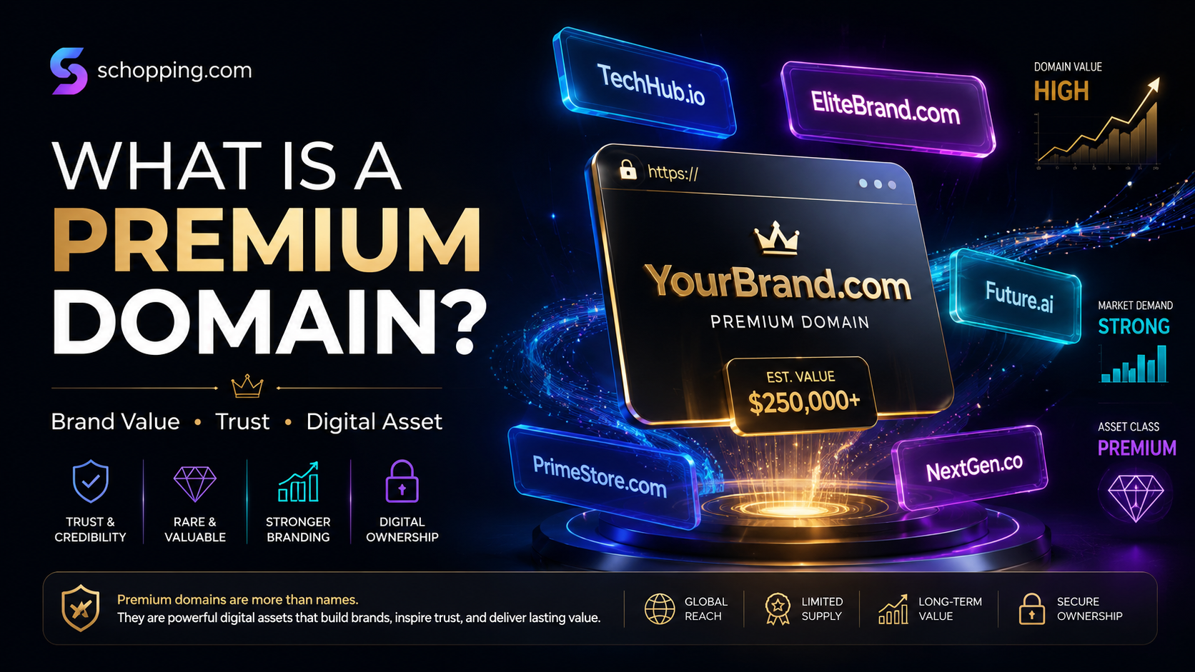 What Is a Premium Domain? True Value, Benefits, Trends & Buying Logic 2 What Is a Premium Domain? True Value, Benefits, Trends & Buying Logic