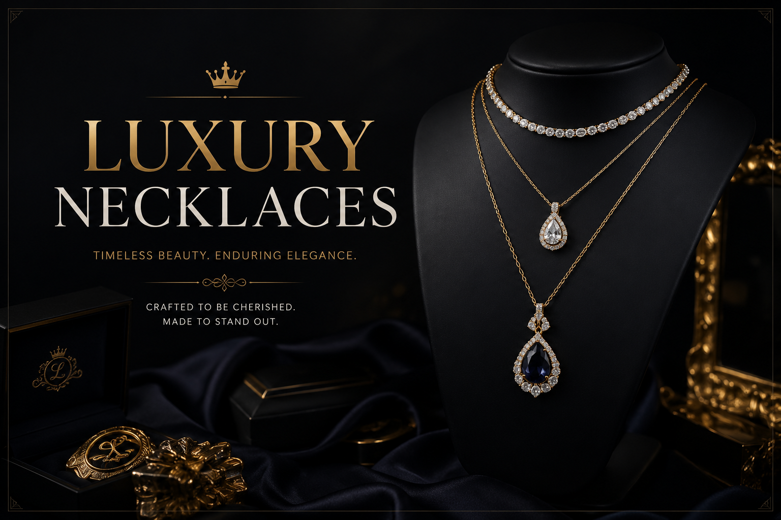 Luxury Necklaces: Moissanite, Diamond & Pearl Styles 3 Luxury Necklaces: Moissanite, Diamond & Pearl Styles
